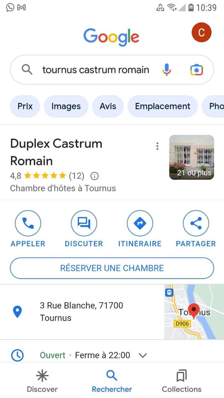 Tournus Castrum Romain - Duplex 54 M2 - 3 Etoiles - Petit Box Velo - 5Mn Autoroute Стая снимка